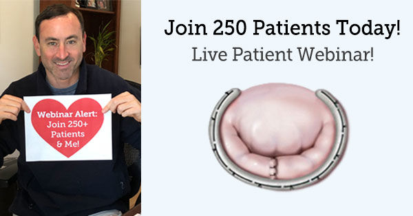 Invitation to join mitral valve repair webinar