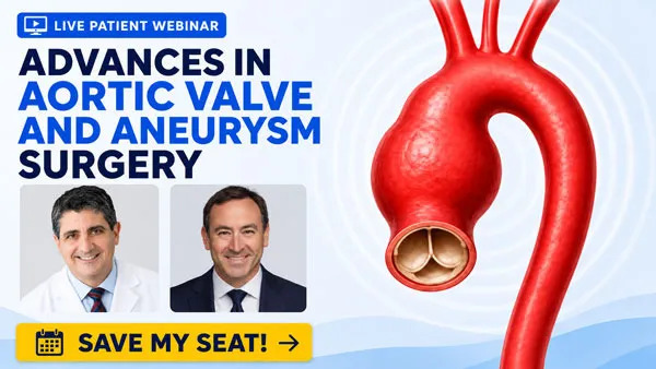 Cleveland Clinic and HeartValveSurgery.com Webinar Invitation Featuring Dr. Eric Roselli
