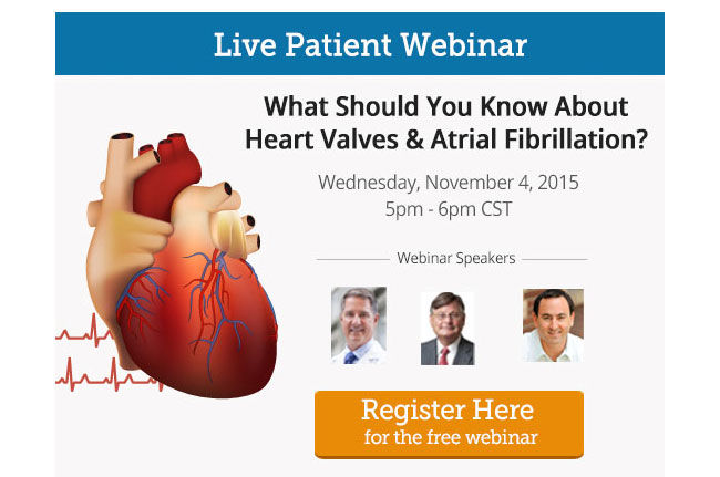 Heart Valve & Atrial Fibrillation Webinar