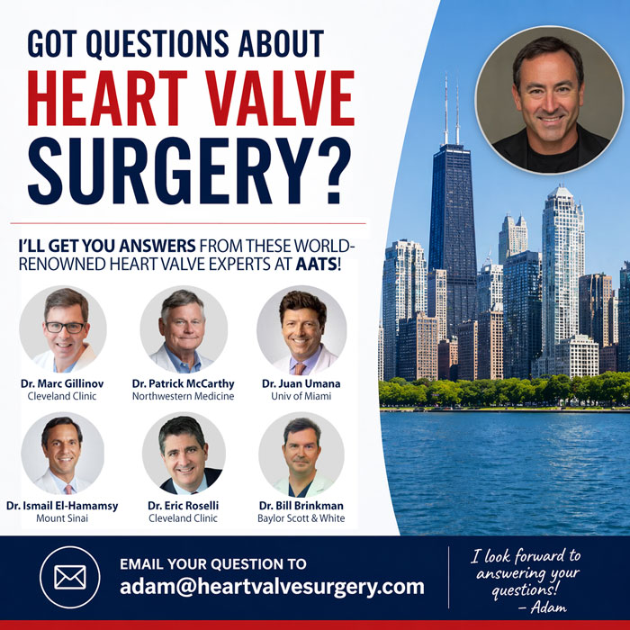 Ask Adam Pick Anything About Heart Valve Surgery