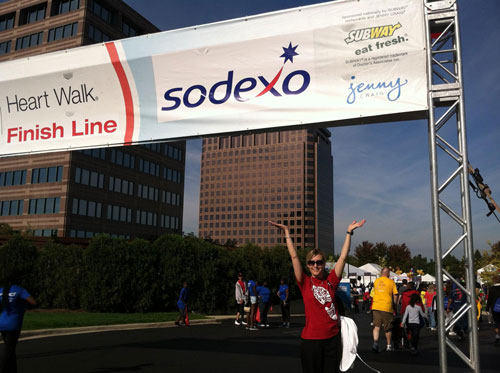 Christine at Heart Walk