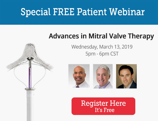 Click To Sign Up For Mitral Valve Therapy Advances Webinar