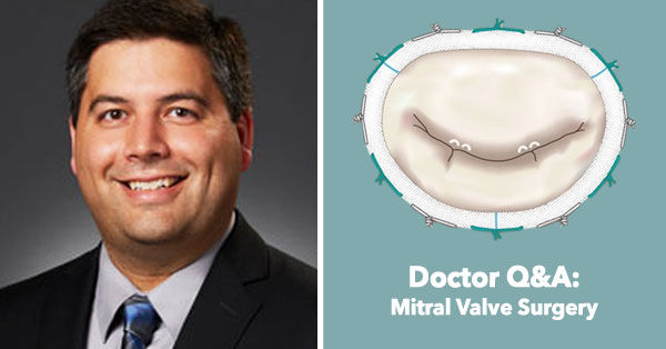 Dr. Timothy George and a mitral valve repair