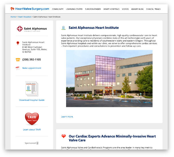 Saint Alphonsus Heart Institute