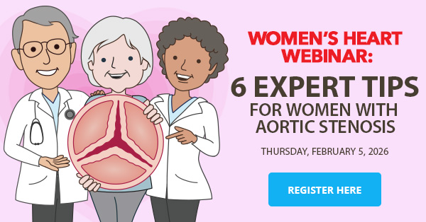 Women Aortic Stenosis Webinar Tips invite