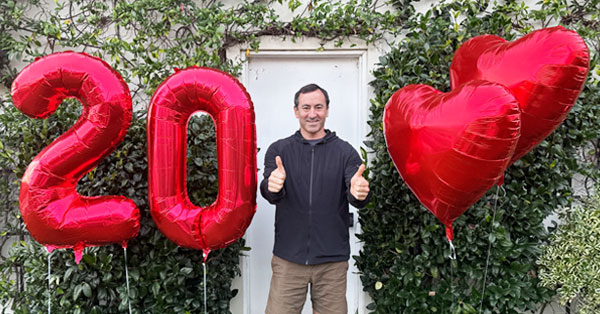 Adam Pick - 20 Anniversary Balloons