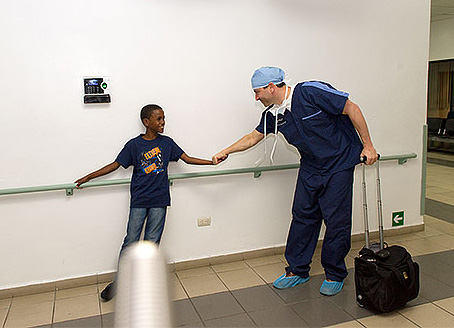 Adam Pick at the Medical Mission in Dominican Republic