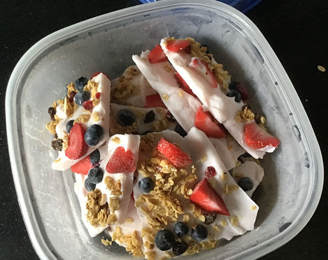 Breakapart Frozen Granola Fruit Yogurt