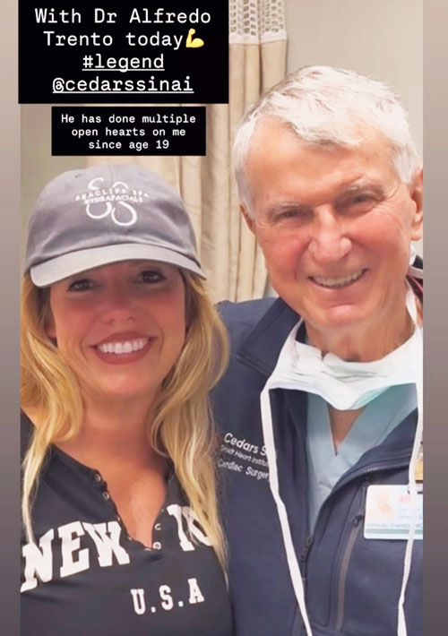 Cathleen with Dr. Trento