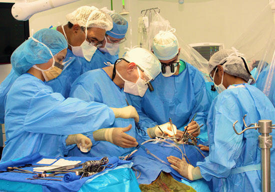 Dr. David Adams Operating at HGPS In The Dominican Republic