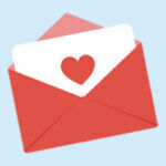 Email Heart Bag