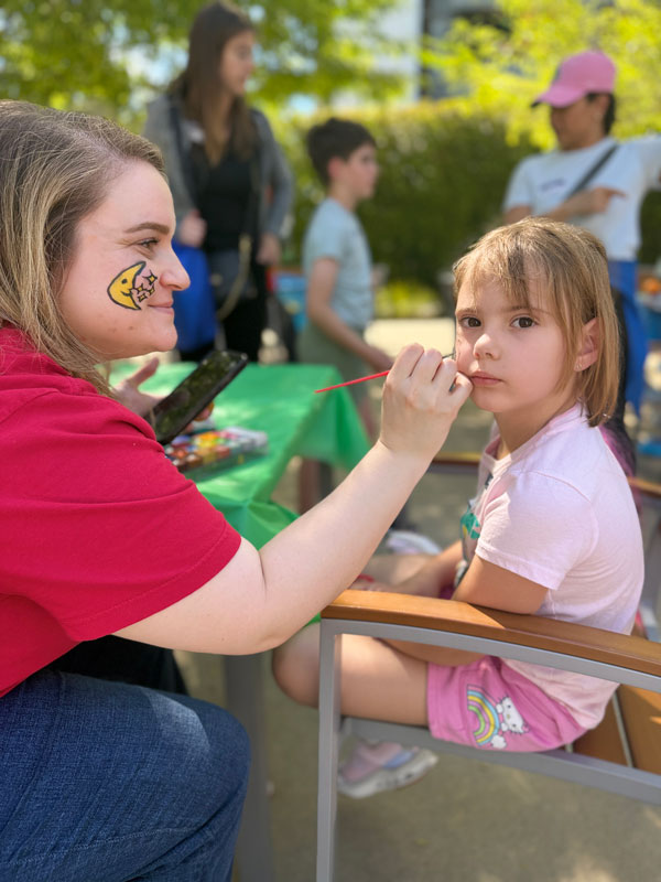 Face Painting at Happy Heart Festival