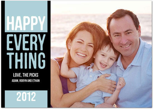 Happy Holidays Card From The Pick Family - 2012