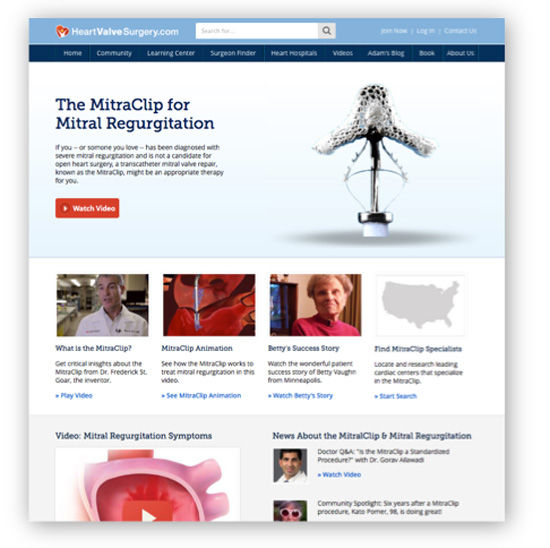 MitraClip Microsite Picture