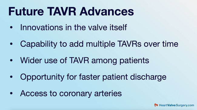 TAVR Future Advances