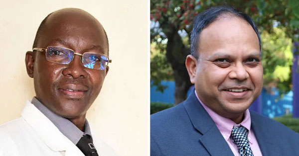 Dr. Tom Mwambu and Dr. Pranava Sinha Gift of Life