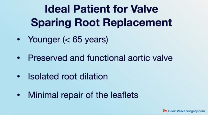 Valve Sparing Aortic Root Replacement Candidate & Criteria