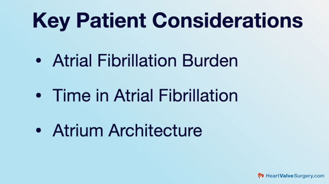 Atrial Fibrillation Patient Considerations