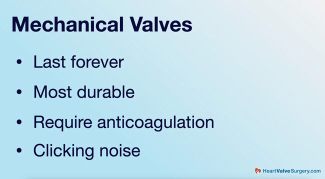 Mechanical Valve Replacement Considerations