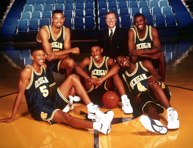 Michigan Fab Five with Juwan Howard