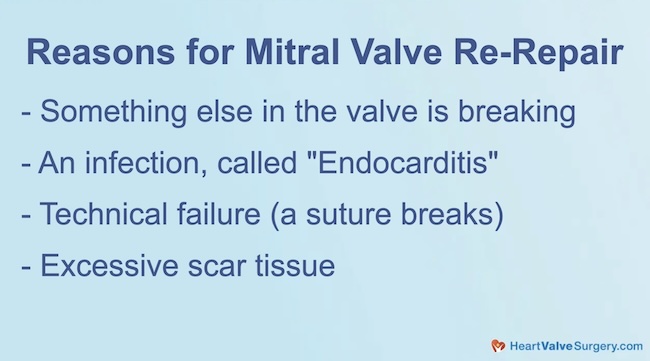Reasons for Mitral Valve Re-repair