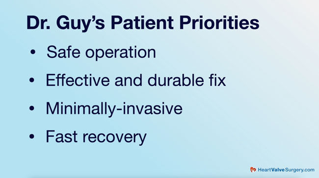 Dr. T. Sloane Guy Patient Priorities