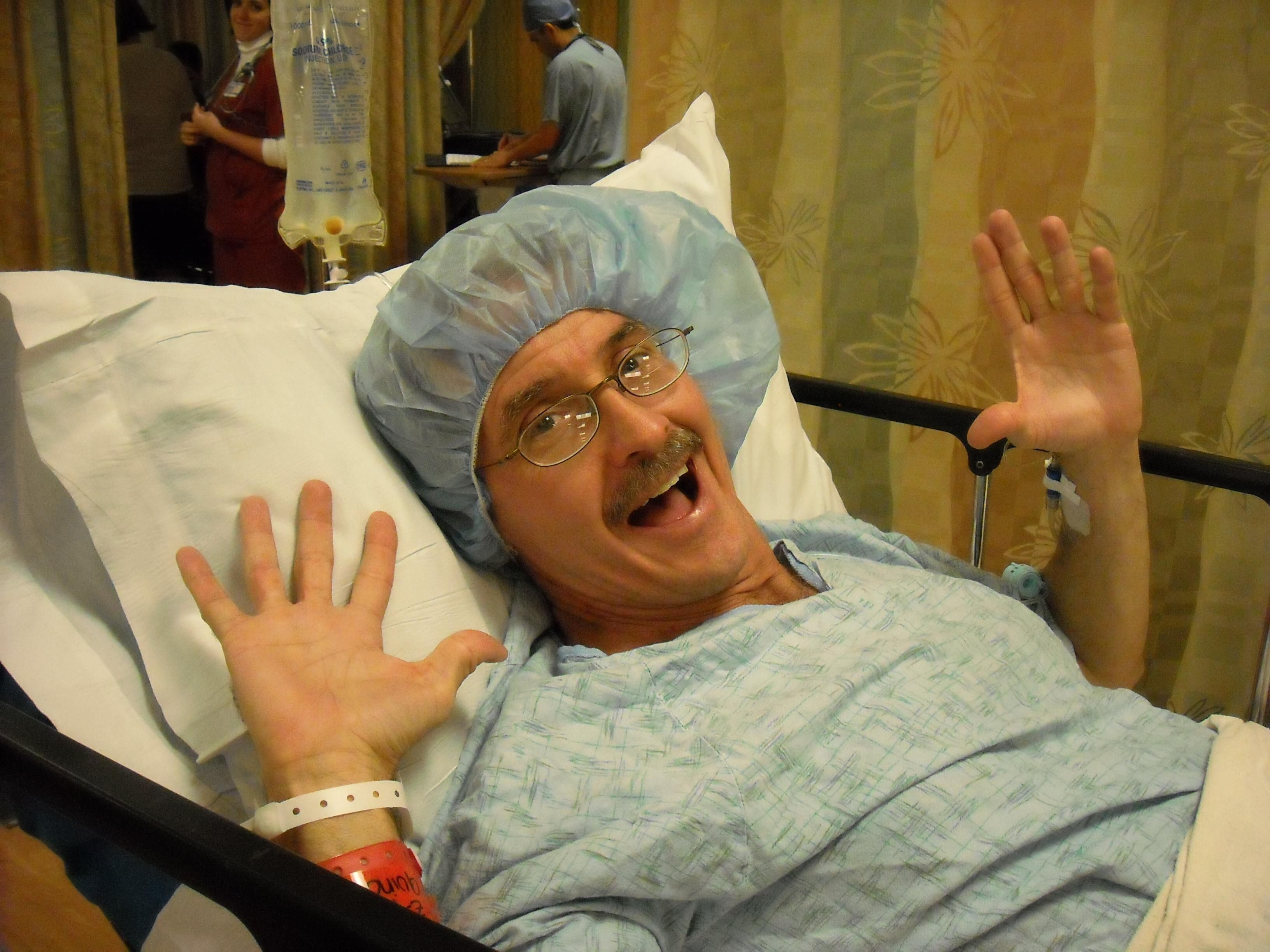 Duane Hunt before heart valve surgery