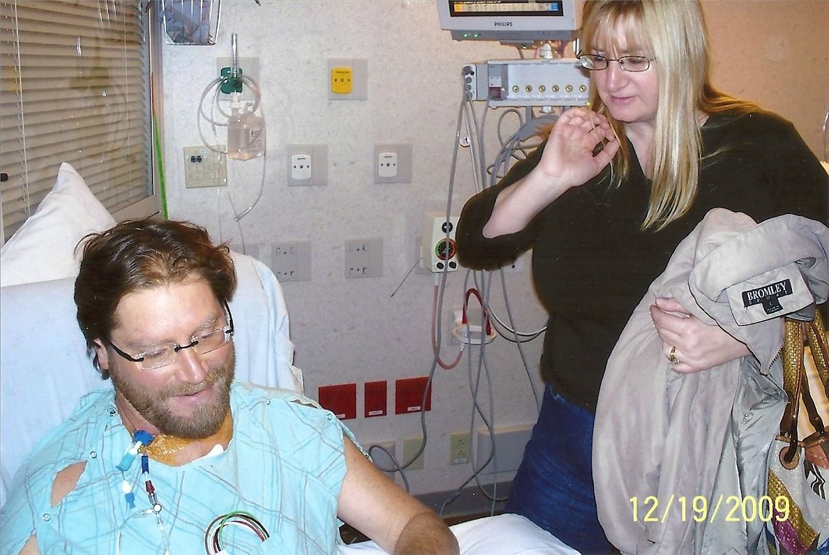 Rob & Jodi post surgery