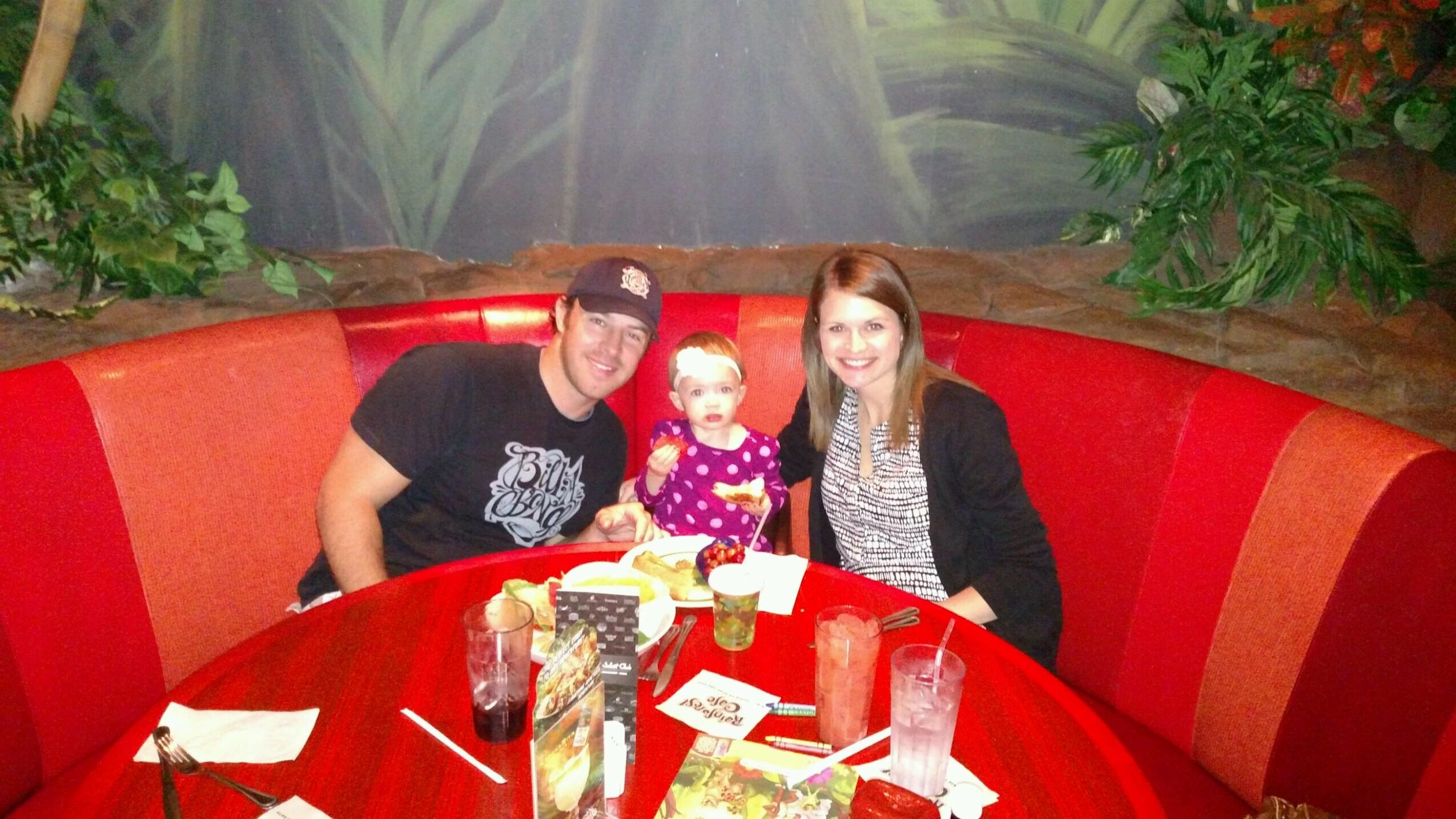 Daddy and Momma in Nashville surround Autumnbirthday!