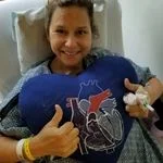 Marlise Conrad, heart valve patient